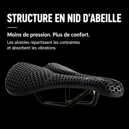 ZIPLEGZ Selle de vélo imprimée 3D