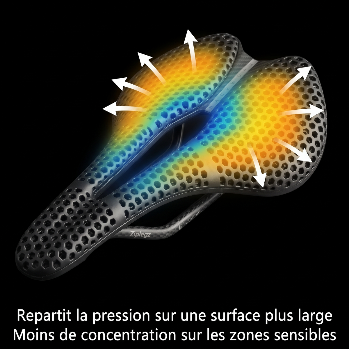 Ziplegz - comment la selle soulage la pression