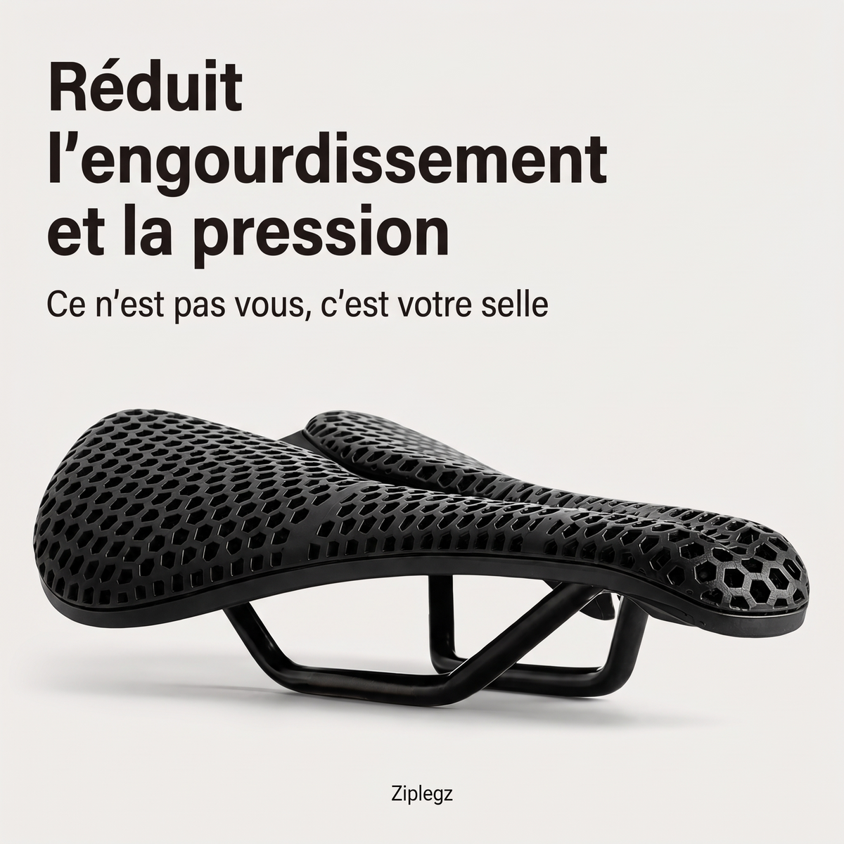 Ziplegz - proposition de valeur, reduit l'engourdissement et la pression, sans marque sur le produit
